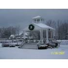 Spencerport: This picture is of a Gazebo on the Spencerport Canal