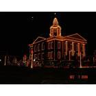 Paris: Logan County Courthouse in Paris, Ar decorated for Christmas