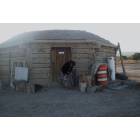 Naschitti: Navaho Woman near sunset in Naschitti NM