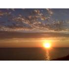 Muskegon: Sunset Over Lake MI