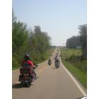 Lexington: Charity motorcycle ride on highway 64, Lexington