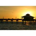 Fort Myers Beach: Sunset at Fort Myers Beach Pier