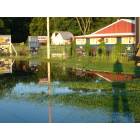 Winfield: 2008 Flood STOPPED just in time! Water came up to the pole barn and Stopped