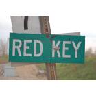 Redkey: : Train Sign, Redkey, IN