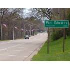 Port Edwards: Entering Port Edwards on STH 54, or Wisconsin River Drive