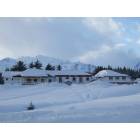 Haines: The Fort Seward Lodge, the old PX of the military base. Snow is a big part of life in Haines, loving winter is a necessity.