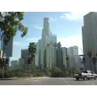 Los Angeles: : Cell phone view of Downtown
