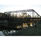 Medina: Glenwood Ave. bridge over the Erie Canal November 1, 2008 at dawn