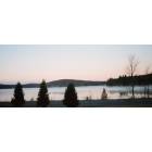 Saranac Lake: Lake Colby at twilight early spring (across from Adirondack Medical Center)