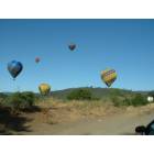 Hidden Valley Lake: Early Morning Hot Air Balloons