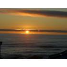 Yachats: Sunset in Yachats, South of the Bridge at Yachats Ocean Road State Park