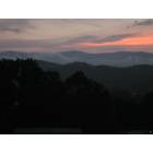 Mountain City: Another sunset in Mountain City, June 2008, taken from lawn of 125 Georgia street