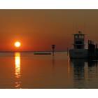 Cape Charles: Miss Jennifer Resting at Sunset - Kings Creek Inlet