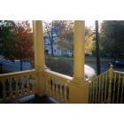 Newton: Newton Corner - Cool Fall morning on the front porch