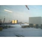 Milwaukee: : Picture looking south from 5th floor of St Mary's Hospital Construction Project During Sunrise Jan 2009