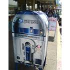 Seattle: : R2D2 mailbox with first Starbucks store in background - Pike Place Market
