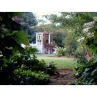 Brentwood: Pretty kitchen garden in Foxboro designed by Mary Higgins of Lavender Blue Garden Design