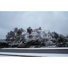 Beaumont: : Rare snowy day at the McFaddin-Ward House museum; first snow in 15 years