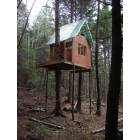 Mariaville: treehouse on trout brook, mariaville maine