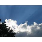 Coralville: : The summer sky over S.T. Morrison Park