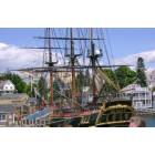 Boothbay: The Bounty, as seen in Pirates of the Caribbean, docked in the harbor!