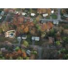 Burlington: Residential area in northeast Burlington from helicopter 13-Nov-05 near Donald Rd.