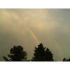 Uniontown: Rainbow in backyard of Uniontown, PA resident.