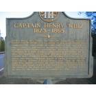 Andersonville: Capt Henry Wirz Historic Marker, Andersonville, GA