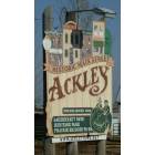 Ackley: Ackley Welcome Sign on Hwy 57