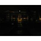 Painesville: This is a picture of the college on Mentor Ave. in Painseville, Taken at night in the rain.