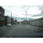 Clairton: View of main business district from the opposite direction on Miller Ave.