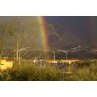 Oro Valley: Rainbow looking at Pusch Ln bridge