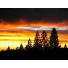 Pollock Pines: : Sunset at Mark and RJ's Sierra Springs