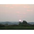 Southington: Sunset from the parking lot at Southington Care Center