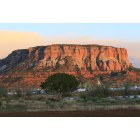 Zuni Pueblo: Main Mountain in Zuni, New Mexico vary sacred to the Zuni Indians