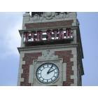 Greensburg: Greensburg's train station tower and clock