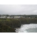 Mendocino: mendocino town from the headlands