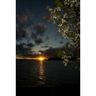 Grand Island: Grand Island sunset in May