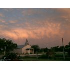 House-Forrest: Sunset on our Baptist Church