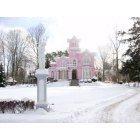 Wellsville: The Pink House, Wellsville, NY on my visit, winter of 2008