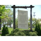 Brookfield Center: Township sign in the 