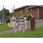 Ducktown: Welcome to Ducktown sign