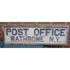 Rathbone: Old Post Office Sign