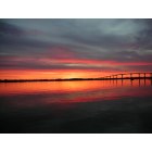 California: Route 4 Bridge at Solomon's Island at Sunrise - California, MD view