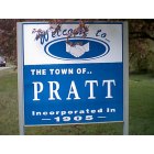 Pratt: City of Pratt WV - city sign