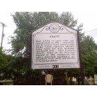 Pratt: City of Pratt WV - historial city sign