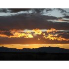 Tularosa: Tularosa Sunset across the San Andres range