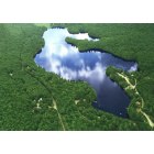 Hiram: Aerial view of Clemons Pond, Hiram, ME