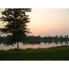 South Sioux City: Sunset over Crystal Lake in South Sioux City, NE