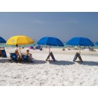Destin: : A relaxing day on the beach.